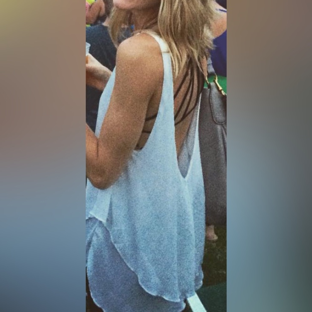 Free People Cream Tank Top